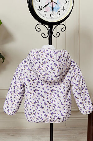 Çift Taraflı Kız Bebek Çocuk Mont 51344