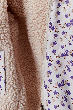 Çift Taraflı Kız Bebek Çocuk Mont 51344