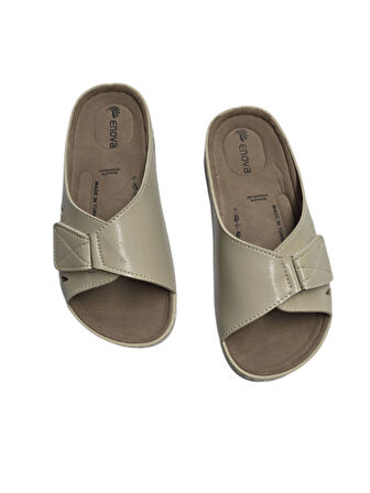 Enova Ortopedik Yumuşak Taban Cırtlı Günlük Kadın Terlik