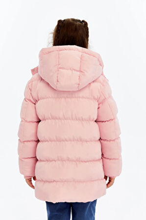 Kız Çocuk Kalın Kışlık Kapüşonlu Kaban 51349