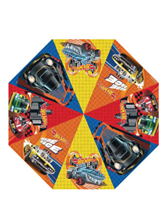 Koruma Kılıflı Lisanslı Lacivert Hotwheels Çocuk Şemsiyesi BNT159