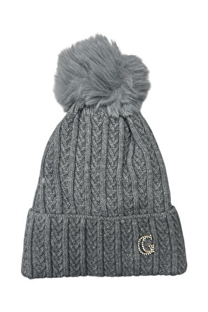 Suyutti Kadın Ponponlu Örme Bere 