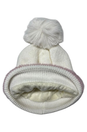 Suyutti Kadın Ponponlu Örme Bere 