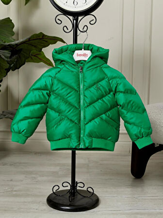 Erkek Bebek Kapüşonlu Kışlık Mont 51332