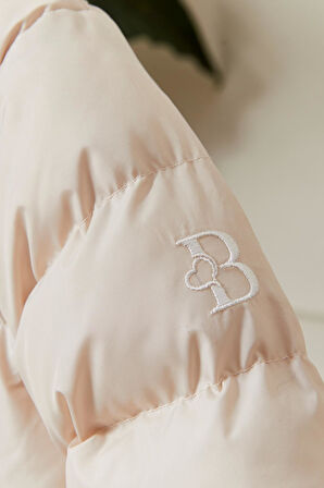 Kız Bebek Kapüşonlu Kışlık Mont 51333