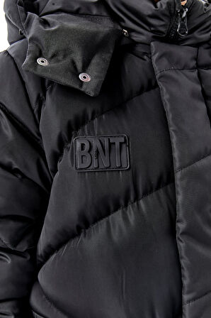 Erkek Çocuk Kapüşonlu Kalın Kışlık Mont 51335