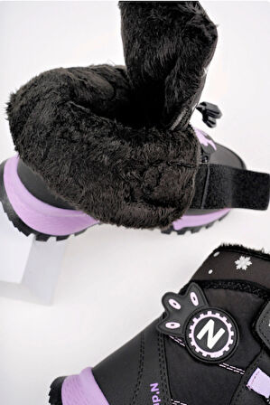 Dayanıklı, Su Geçimez, Ortopedik, CırtlıKız Çocuk Kar Botu Ayakkabı BNT170 