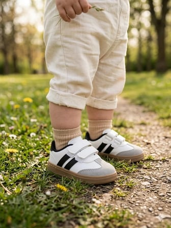 Unisex Günlük Işıklı Cırtlı  Çocuk Spor Ayakkabı BNT207