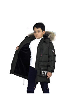 Erkek Çocuk Haki Mont 51233h