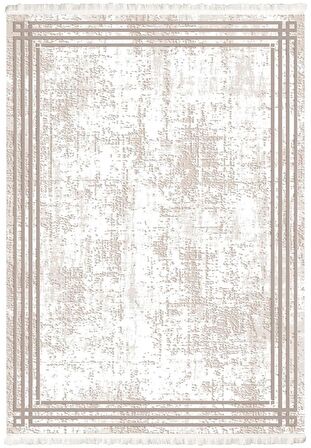 İpek Halı Kesme Modern Sardes 6135A Krem