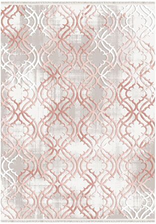 İpek Halı Kesme Modern Gaspara 14558 Bej