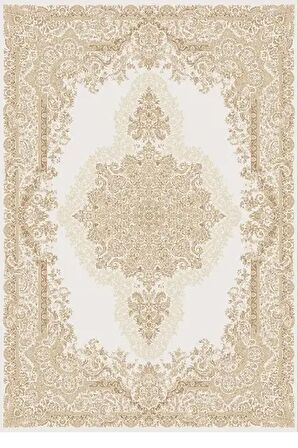 Kreasyon Halı Salon Halı 300x400 İpeksi İS008 Bej
