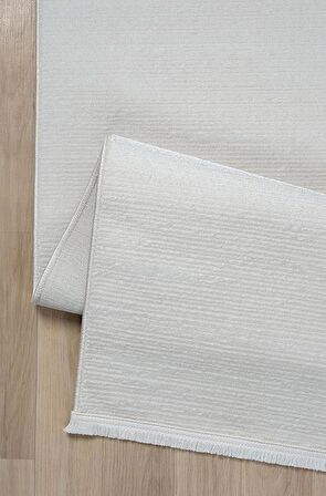 Kreasyon Halı Yolluk Halısı 80x150 Kadifem KD006 Krem