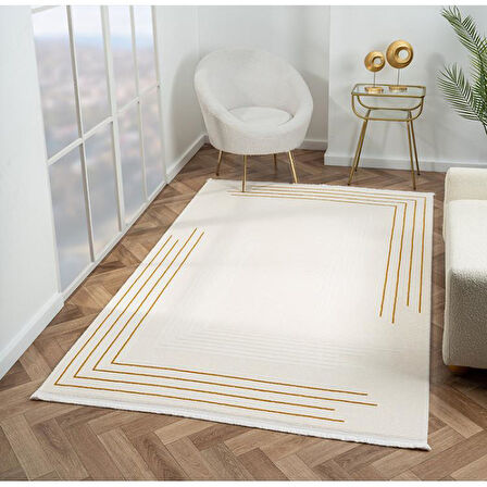 Saten Halı Scala Koleksiyonu SC003A Gold