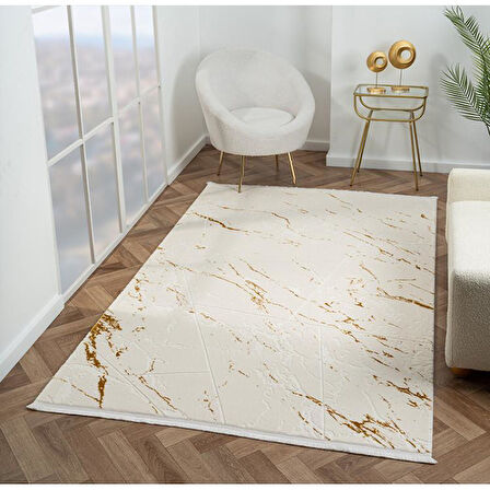 Saten Halı Scala Koleksiyonu SC009A Gold
