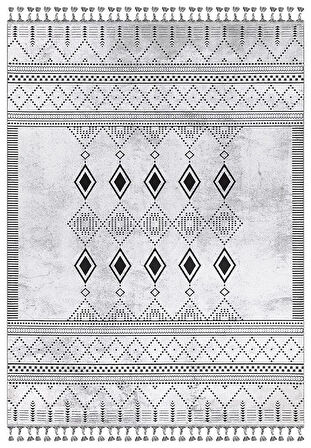 İpek Halı Salon Halısı 200x300 Meryland 17123 Gri