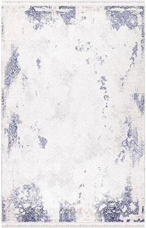 İpek Halı Salon Halısı 200x300 Blossom 13551 Mavi