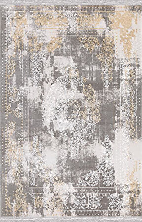 İpek Halı Oda Halısı 160x235 Blossom 13405 Gri