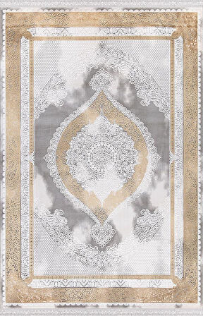 İpek Halı Oda Halısı 160x235 Blossom 13416 Gri
