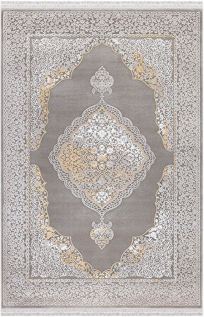 İpek Halı Oda Halısı 160x235 Blossom 13603 Gri