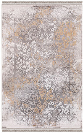 İpek Halı Oda Halısı 160x235 Blossom 13636 Gri