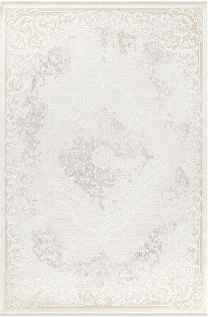 İpek Halı Salon Halısı 200x300 Allures 12241 Krem