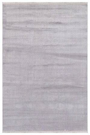 İpek Kişiye Özel Ölçü Kesme Halı Rivenna Lux Koleksiyonu 2450A Gri