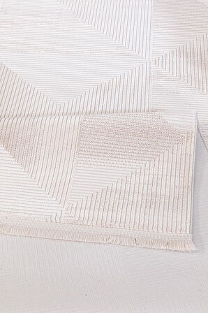 İpek Kişiye Özel Ölçü Kesme Halı Rivenna Lux Koleksiyonu 2453A Bej