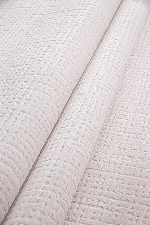 İpek Kişiye Özel Ölçü Kesme Halı Rivenna Lux Koleksiyonu 2460A Krem