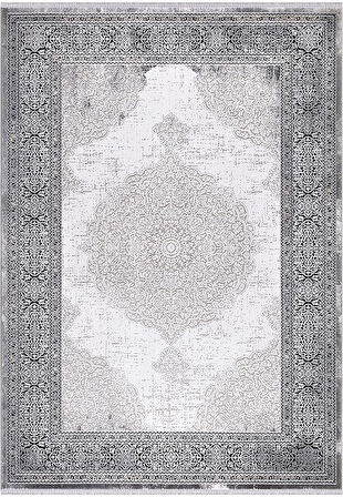İpek Halı Yolluk Halısı 80x300 Roxanne 17184 Gri