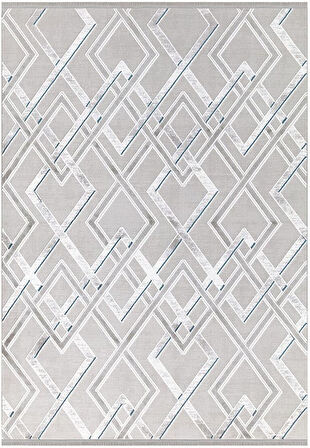 İpek Halı Salon Halısı 200x300 Gaspara 14858 Gri