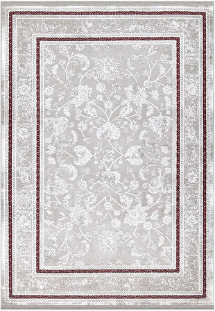 İpek Halı Yolluk Halısı 80x300 Gaspara 14850 Bordo