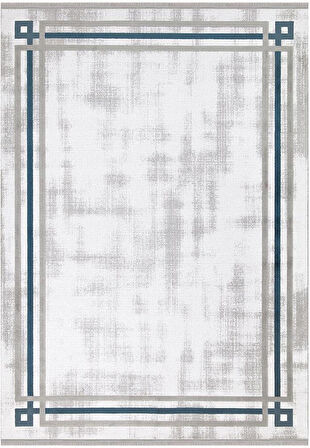 İpek Halı Salon Halısı 200x300 Gaspara 14860 Mavi