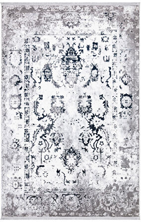 İpek Halı Oda Halısı 160x235 Sedefkar 16558 Gri