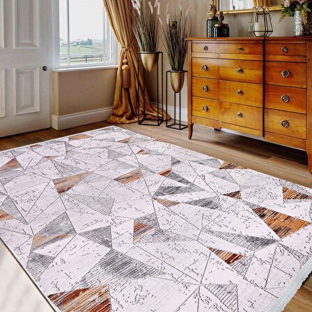 İpek Halı Kesme Kişiye Özel Ölçü Yolluk Halısı 100x600 Roxanne 17169 Gri