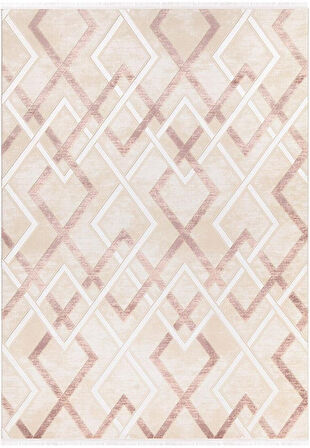 İpek Halı Salon Halısı 200x300 Gaspara 14901 Pembe