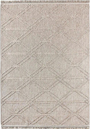 Kreasyon Halı Özel Ölçü Salon Halısı 200x500 Nossa A0137 Bej