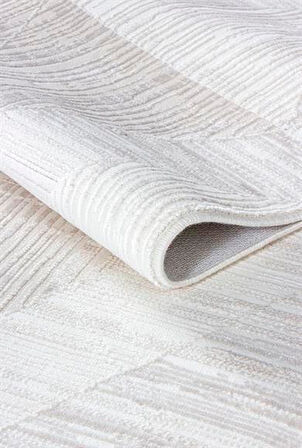 Kreasyon Halı Özel Ölçü Yolluk Halısı 100x250 Zenta ZN002 Bej