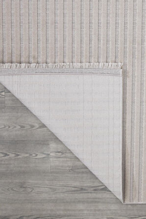İpek Halı Kişiye Özel Ölçü Yolluk Halısı 80x400 Almond 11400 Krem