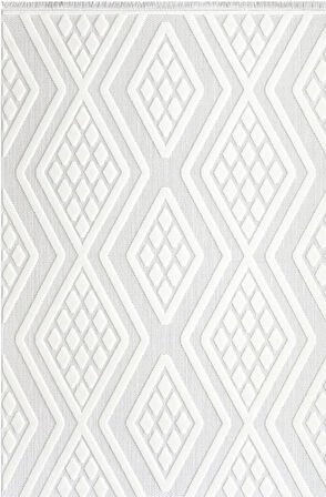 İpek Halı Kişiye Özel Ölçü Yolluk Halısı 100x340 Almond 11407 Beyaz