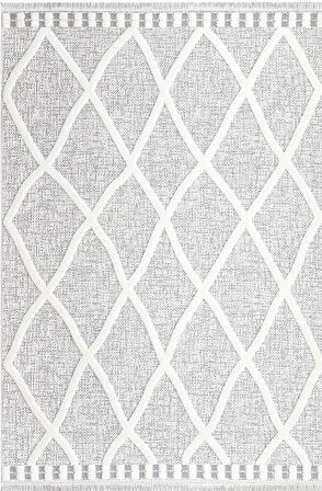 İpek Halı Kişiye Özel Ölçü Yolluk Halısı 80x400 Almond 11405 Gri