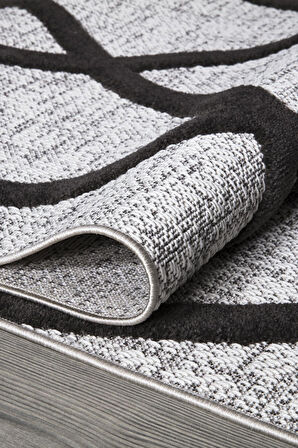 İpek Halı Kişiye Özel Ölçü Yolluk Halısı 100x340 Almond 11414 Gri