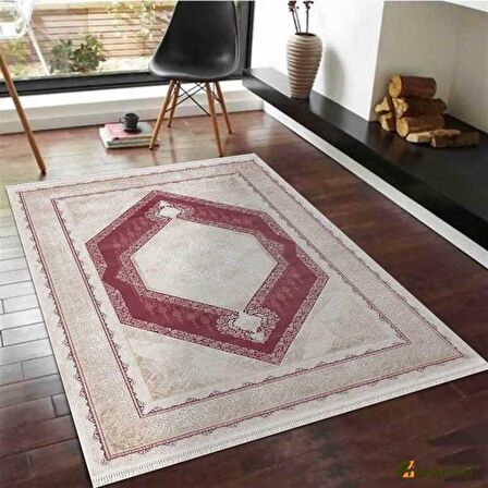 Merinos Yolluk Halısı Klasik 80x300 Rodin 19769 010 Bordo