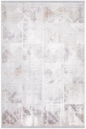 Novo Home Halı Kişiye Özel Ölçü Yolluk Halısı 100x600 Orkide ORK0101 Gri