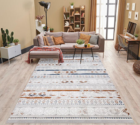 İpek Halı Kişiye Özel Ölçü Yolluk Halısı 100x600 Vales 7821A Gri