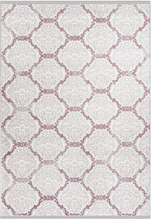 İpek Halı Kişiye Özel Ölçü Yolluk Halısı 100x600 Anisa 15526 Pembe