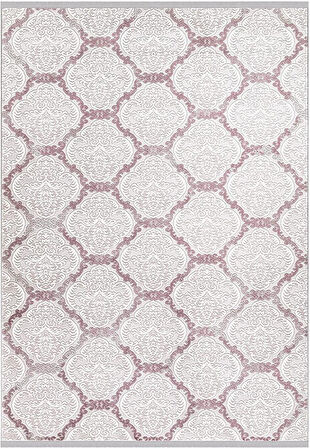 İpek Halı Kişiye Özel Ölçü Yolluk Halısı 100x550 Anisa 15526 Pembe