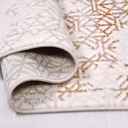 İpek Halı Kişiye Özel Ölçü Yolluk Halısı 100x500 Anisa 15907 Sarı