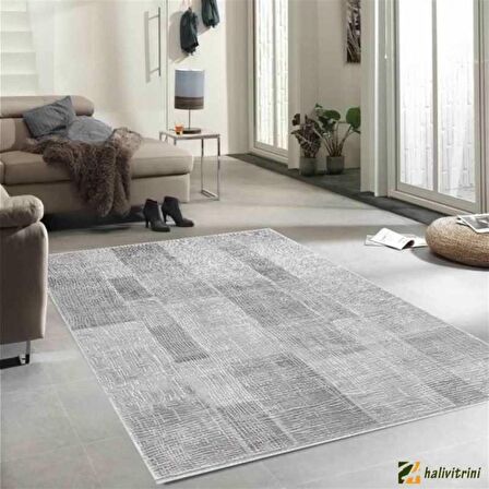 Merinos Yolluk Halısı Modern 100x300 Therapy 19124 021 Gri