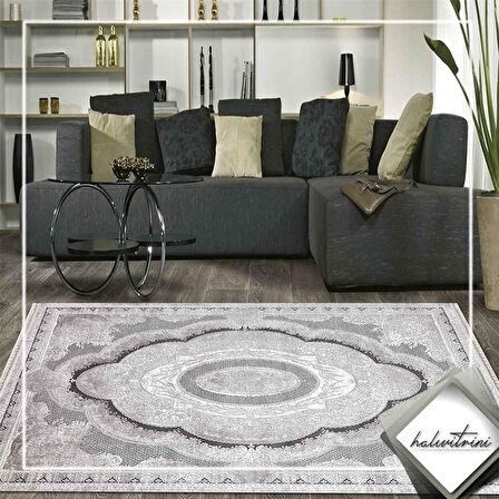 Merinos Yolluk Halısı Klasik 80x300 Rodin 19774 096 Gri